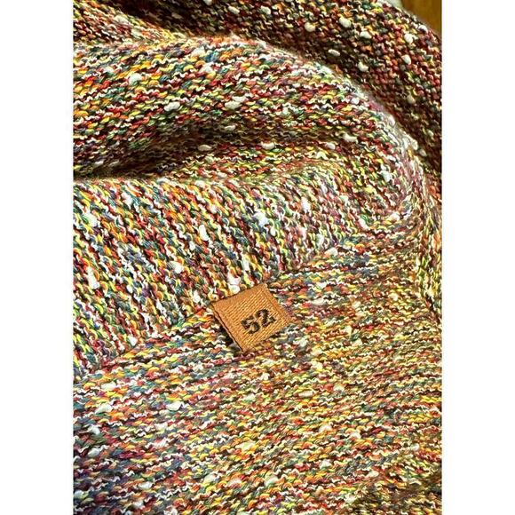 RARE Vintage Missoni Knit Sweater Blazer Shacket Orange Tag Size 52 (US 16) - Picture 7 of 9